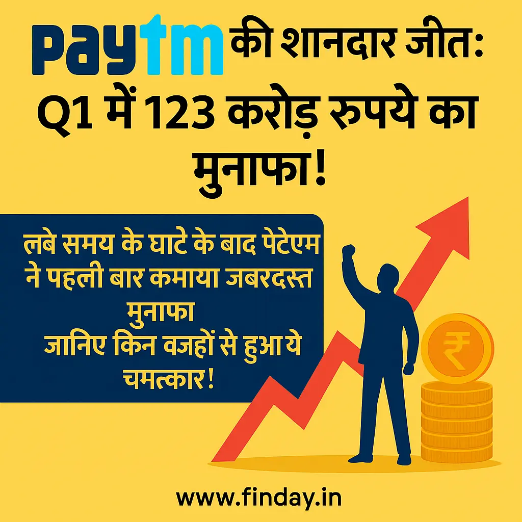 पेटीएम की शानदार जीत: Q1 में 123 करोड़ रुपये का मुनाफा!