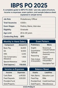 IBPS PO 2025: Everything You Need to Know with Revenue, Salary, Expenses & Balance Sheet