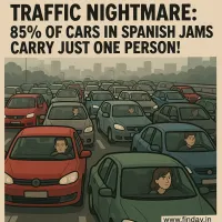 Traffic Nightmare: 85% of Cars in Spanish Jams Carry Just One Person!
