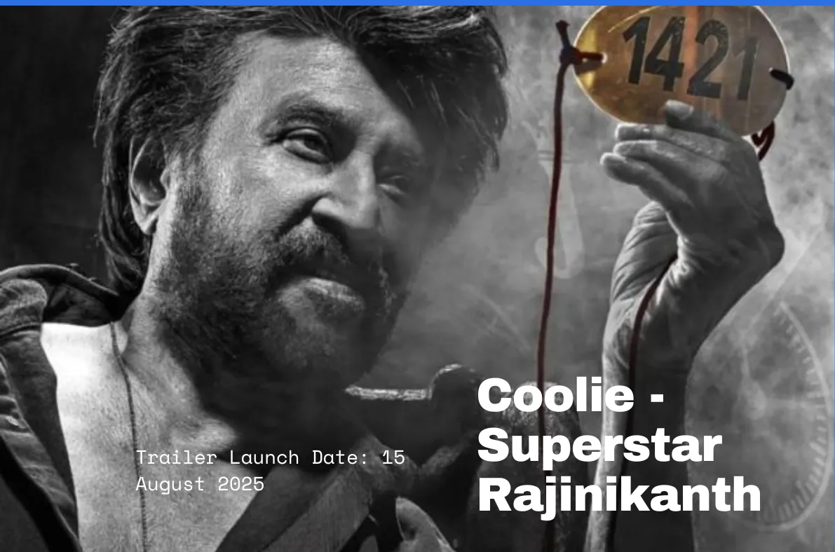 Coolie Trailer Release Date Announced